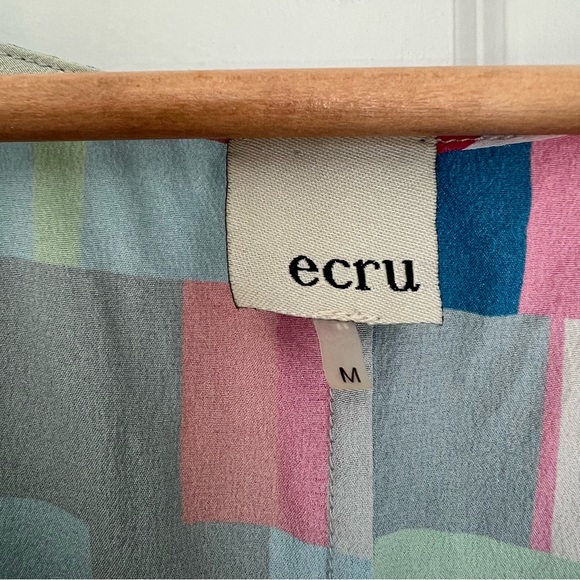 ECRU STYLE Multi-colored Silk Tank (M) - Picture 9 of 9